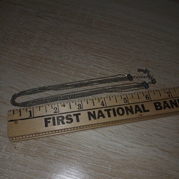 Silver Tone Multi Strand Choker Necklace Vintage Costume Jewelry #100 - Picture 3 of 9